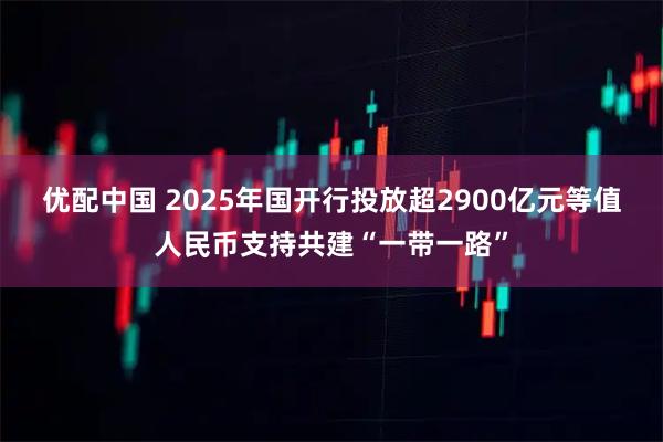 优配中国 2025年国开行投放超2900亿元等值人民币支持共建“一带一路”